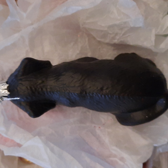 Black Lab Labrador Dog Pet Glass Ornament Animal - Picture 3 of 7